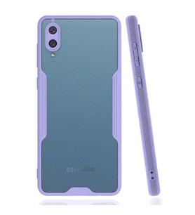 Samsung Galaxy A02 Kılıf Platin Silikon - Lila