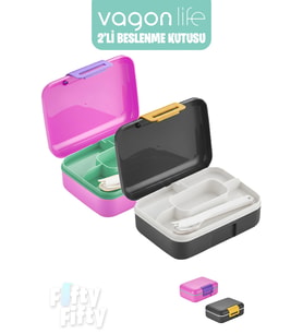 Vagonlife 2’li Beslenme Kutusu ( Seçtiğiniz Renkte 2 Adet Gönderilir )