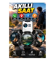 GPS ve NFC Özellikli Akıllı Saat Dokunmatik Ekran Sesli Görüşme