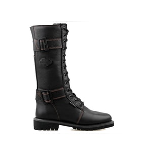 Harley Davidson Belhaven Wp Kadın Günlük Çizme 025Z100640-BLACK-DERI Siyah