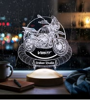 Moto Guzzi V85 TT 3D LED Lamba – Motor Guzzi Tutkunlarına Özel Motosiklet Hediyesi