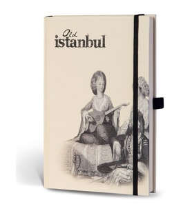 Eski İstanbul journal Çizgili Lastikli Fasıl
