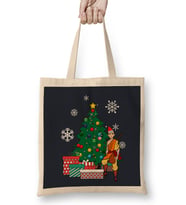 Aang Around The Christmas Tree Avatar The Last Airbender Bez Çanta Uzun Saplı
