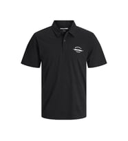Jack & Jones Jjbrandon Siyah Erkek Polo Yaka T-shirt 12288118