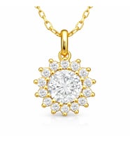 Gümüş Gold Minimal Yuvarlak Anturaj Kadın Kolye