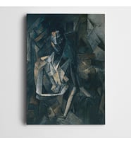 Pablo Picasso Figure Dans Un Fauteuil Kanvas Tablo