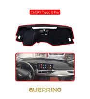 Chery Tiggo 8 PRO TORPİDO KORUMA HALISI KIRMIZI KENAR
