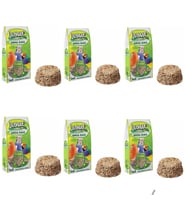 Jungle Muhabbet Bülbül Kanarya Mineralli Yemlik Taşı 6 lı  Mineral Blok Gaga Taşı 6 Adet