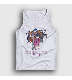 Presmono Unisex Beyaz Sun Gorillaz Atlet 293997tt