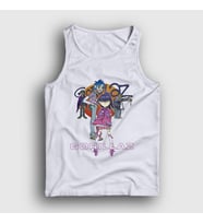 Presmono Unisex Beyaz Sun Gorillaz Atlet 293997tt