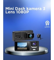 1080p 3 Kameralı Araç Dvr – Döngü Kayıt Ve Geri Görüş Özellikli