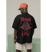 Slipknot Prepare Baskılı Unisex Oversize Rock Metal Tişört