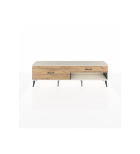 Arges TV Ünitesi 2 Çekmeceli  176x30x51 Antrasit-Aytaşı/Çam