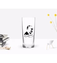 BK Home Renkli Baskılı Atatürk Temalı Rakı Bardağı-26 (Beyaz)