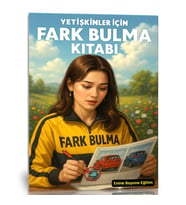 Yetişkinler İçin Fark Bulma Kitabı (Spiralli 56 Tam Sayfa Arabalar)