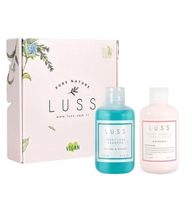 Luss Şampuan Saç Kremi Set Passiflora Şampuan ve Bitkisel Keratin Saç Kremi