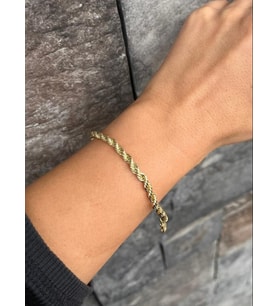 14K Burgu Bileklik