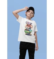 Unisex Yenilmezler Kahramanlar Baskılı Avengers Film Çocuk Tişört (1-12 Yaş)