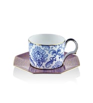 LAMEDORE TEA DELİGHT ÇAY FİNCANI PRUSSİAN BLUE BLOOMİNG BAROQUE 1 ADET