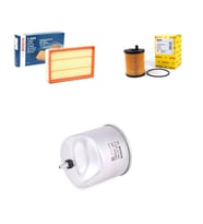 Bosch Filtre Bakım Seti Citroen C4 1.6 e-HDi Dizel 2010+ 112-114 Beygir Hava + Yağ f. + Yakıt Filtre Bosch
