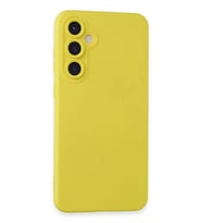 Newface Samsung Galaxy S24 Kılıf Nano içi Kadife Silikon - Sarı