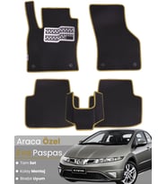HONDA CİVİC-FK/FN HATCHBACK 5 KAPI (2006-2012) Uyumlu EVA Paspas Tam Set–Araca Özel