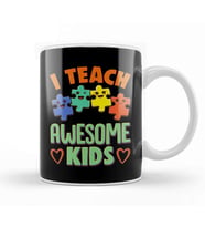 I Teach Awesome Kids Special Education Teacher Kupa Bardak Porselen