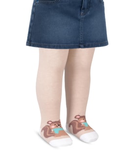 Civil Baby Sincap 6- Bebek Kız Külotlu Çorap - Bej