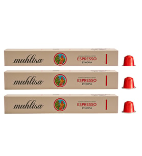 Muhlisa Espresso Ethiopia Kapsül Kahve 3 Kutu (30 KAPSÜL) %100 Arabica