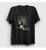 Presmono Unisex Siyah Centuries Haggard T-Shirt 79472tt