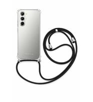 Tecno Spark 40 Pro Boyun Askılı Şeffaf Tank Kılıf Siyah