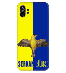 Nothing Phone 1 / 2 Kılıf İsim Yazılı Kişiye Özel Silikon Kapak Model-23 (Çok Renkli)