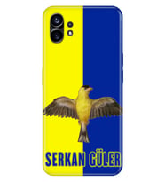 Nothing Phone 1 / 2 Kılıf İsim Yazılı Kişiye Özel Silikon Kapak Model-23 (Çok Renkli)