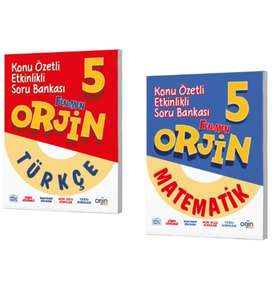 FENOMEN YAYINCILIK 5.SINIF ORJİN TÜRKÇE - MATEMATİK KONU ÖZETLİ ETKİNLİKLİ SORU BANKASI