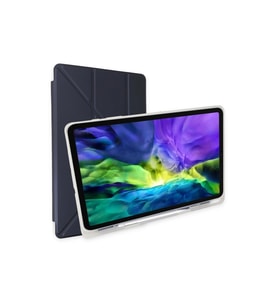 Samsung Galaxy T737 Tab S7 Fe 12.4 Kılıf Kalemlikli Mars Tablet Kılıfı - Lacivert