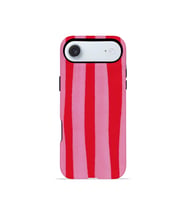 iPhone 17 Air Vorian Çift Katmanlı MagSafe Kılıf Raspberry Bold Stripe