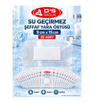 Su Geçirmez Şeffaf Pu Film Pedli Örtü- Deniz,havuz,banyo Örtüleri 9cm*15cm