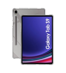 Samsung Galaxy Tab S9 X710 X716 X718 Kılıf Tablet Hibrit Silikon Case Kapak(12.4 (Renksiz)