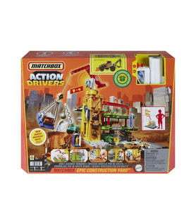 Matchbox Aksiyon Sürücüleri Muhteşem İnşaat Alanı Oyun Seti HPD63