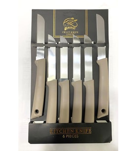 Cooker CKR-2959 6'lı Meyve Bıçağı Gri