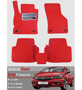 OPEL ASTRA K SEDAN (2015-2021) Uyumlu EVA Paspas Tam Set–Araca Özel,Kolay Montaj