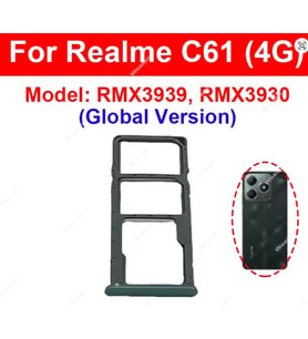 Realme C61 Sim tepsisi Sim Tray (Yeşil)