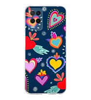 PrintiFy Oppo A54 4G ile Uyumlu Retro Color 3  Kamera Korumalı Şeffaf  Kılıf