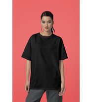 Unisex Oversize Baskısız Basic Tişört