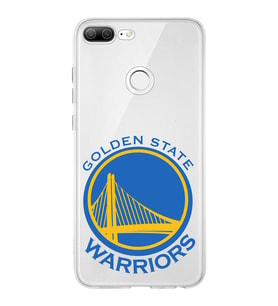 Huawei Honor 9 Lite  Uyumlu Kapak Golden State Warriors Tasarımlı Şeffaf Silikon Kılıf