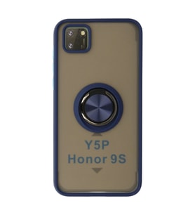 Huawei Y5p Kılıf Montreal Yüzüklü Silikon Kapak - Lacivert