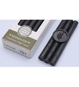 Mühür Mumu Çubuk 11mmx120mm 10 lu Paket Model: 101 KÖMÜR SİYAH