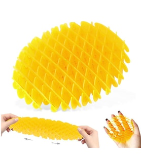 YENİ NESİL SARI SOLUCAN STRES OYUNCAĞI TOP ANAHTARLIKLI MODEL 2 ÖZELLİKLİ VIP NEW YELLOW FIDGET WORM