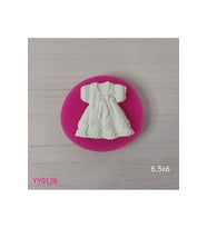 YY0126 Fiyonklu Bebek Elbisesi Silikon Kalıp