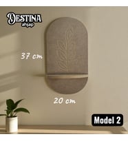 Destina Ahşap Boyanabilir Raf